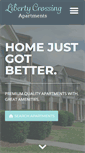 Mobile Screenshot of libertycrossingapts.com